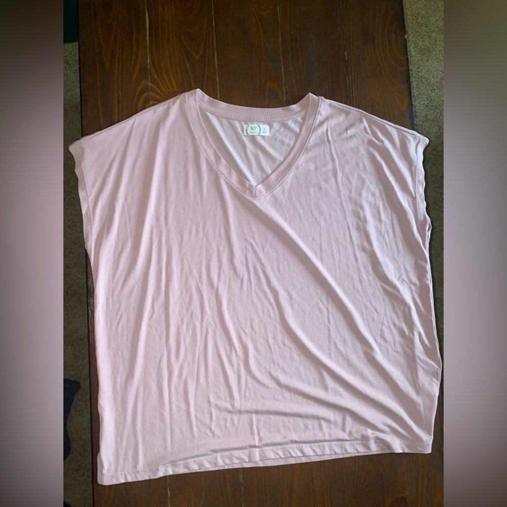 Maurices Soft Pink V-Neck Tee